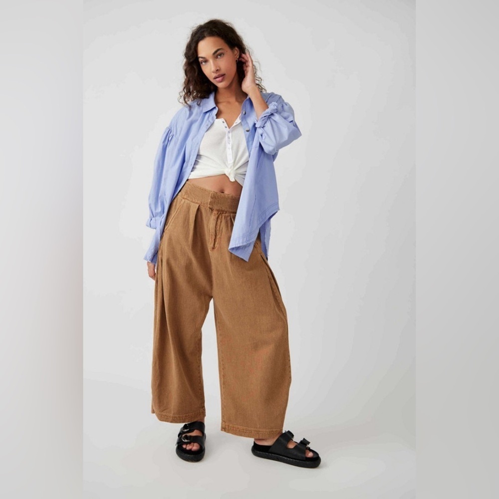 Free people Cool Harbor Wide-Leg Pants